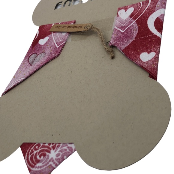 Dog Bandana-Over The Collar Heart Print Pet Bandana Valentine's Day-Dog Mom Gift - Picture 8 of 14